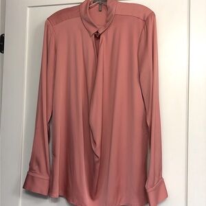 ELEGANT CHIC SILK HALSTON BLOUSE FROM NEIMAN MARCUS
